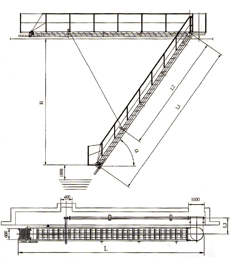 Aluminum Accommodation Ladder Drawing