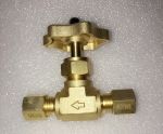 Brass Needle Valve with Ring Joint Nut on Both Ends