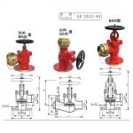 GB2032 Flanged Fire Hydrant