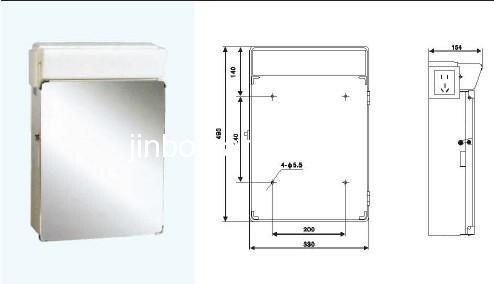 Mirror Box Light in washroom