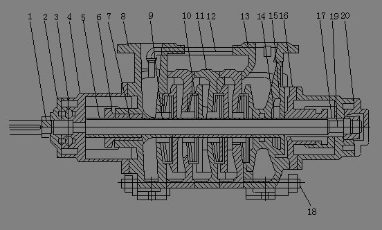 1.5GCJ-5 Single Suction Multi-stage Marine boiler feedwater pump