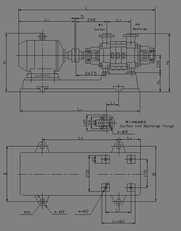 1.5GCJ-5 Single Suction Multi-stage Marine boiler feedwater pump