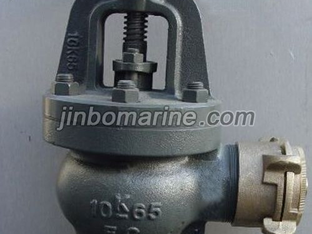Marine Cast Iron Angle Hose Valve JS F7333 5K/10K - Image 1