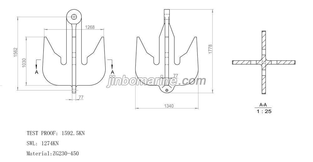 110Ton Chain Grapnel