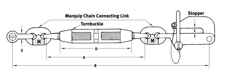 19mm Pelican Hook Chain Stopper