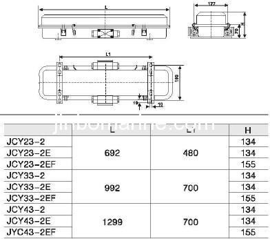 JCY23-2EF Fluorescent pendant light