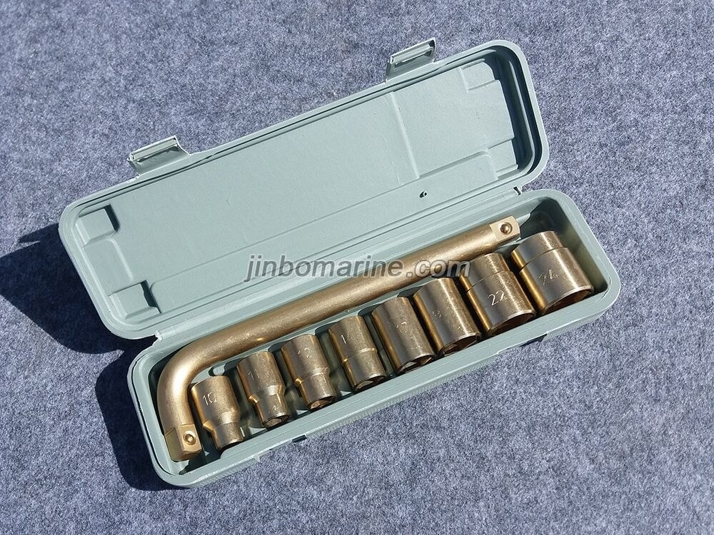 9PCS 1/2 Inch Non-spark Socket Wrench Set - Image 1