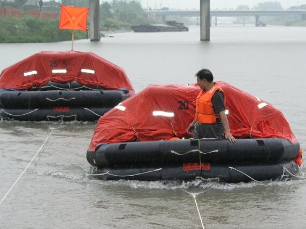 20 Persons Throw-Over Board Inflatable Life Raft - Image 2