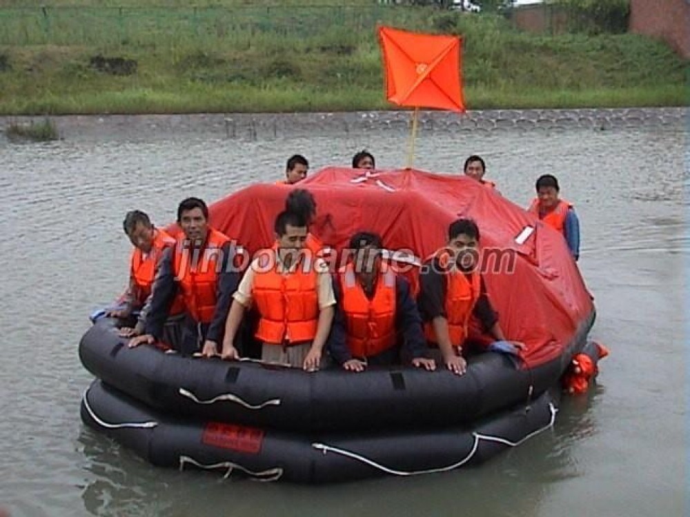 20 Persons Throw-Over Board Inflatable Life Raft - Image 1