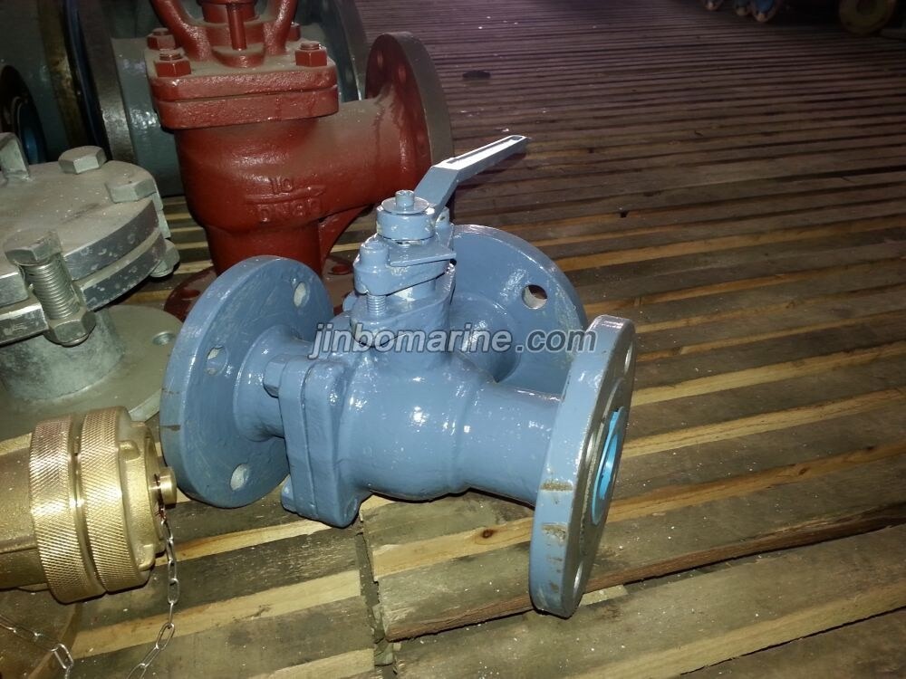 Marine 3 Way Cast Steel Ball Valve - Image 1