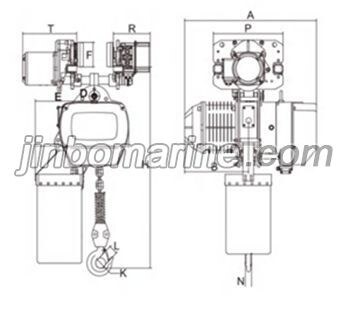 0.5-01/01-01/02-01/03-01 Running Type Electrical Hoist