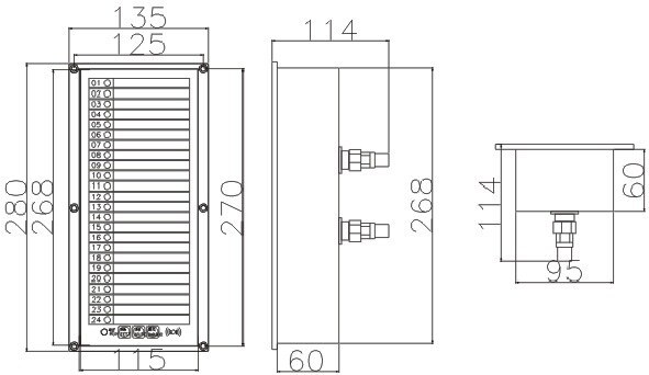 GCJB-05/24 24-Point Alarm Indicator Board