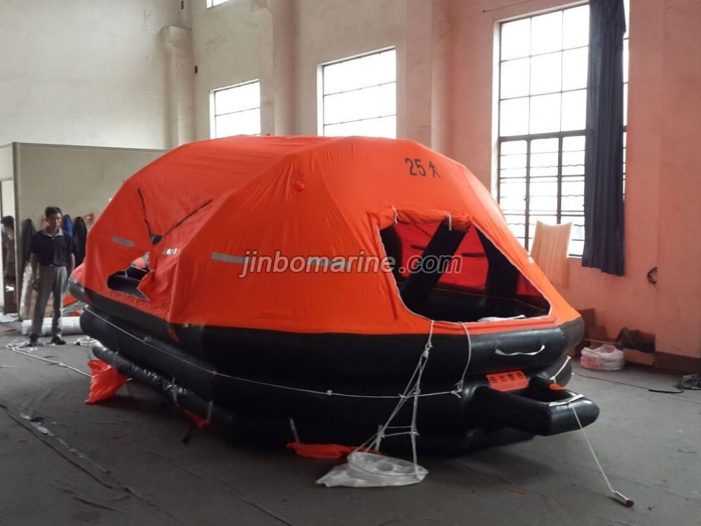 25 Persons Throw-Over Board Inflatable Life Raft - Image 1