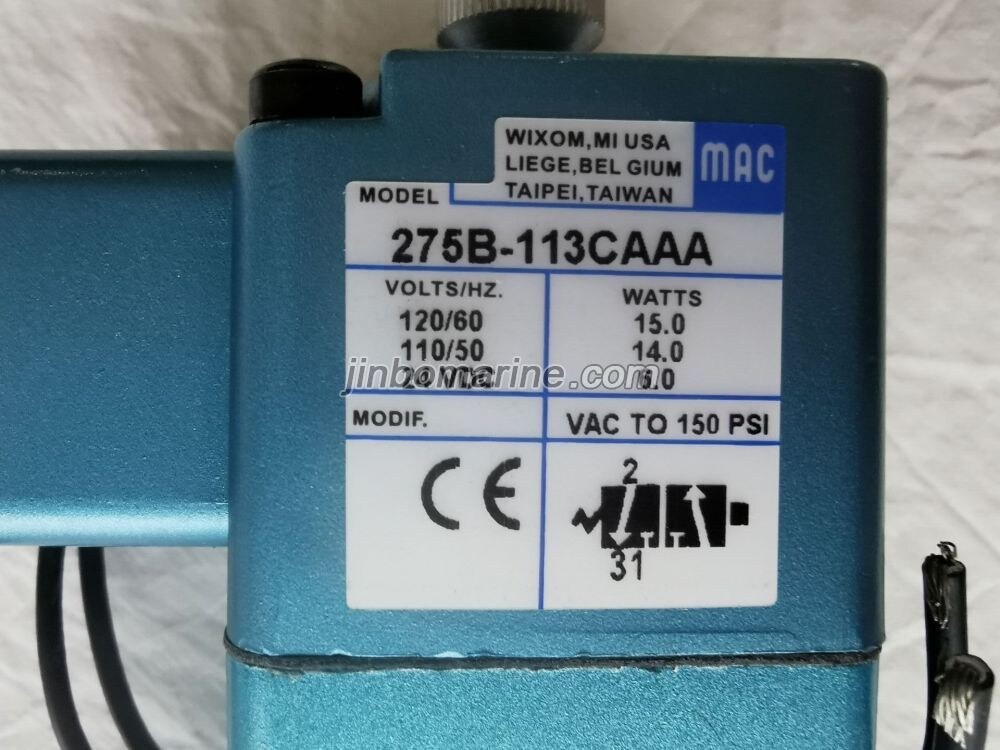 275B-113CAAA MAC Solenoid Valve - Image 1
