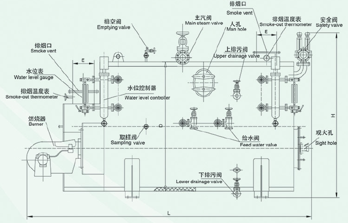 2WY 3WY Marine Oil Fired Boiler