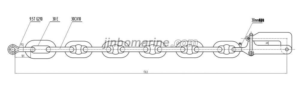30mm Blake Slip Stopper Assembly