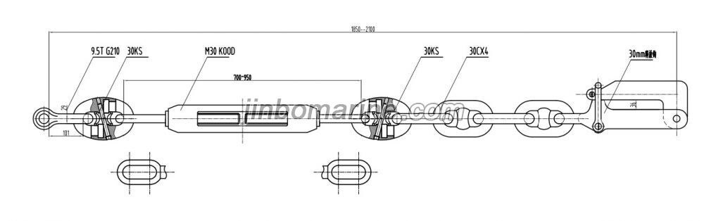 30mm Screw Slip Stopper Assembly