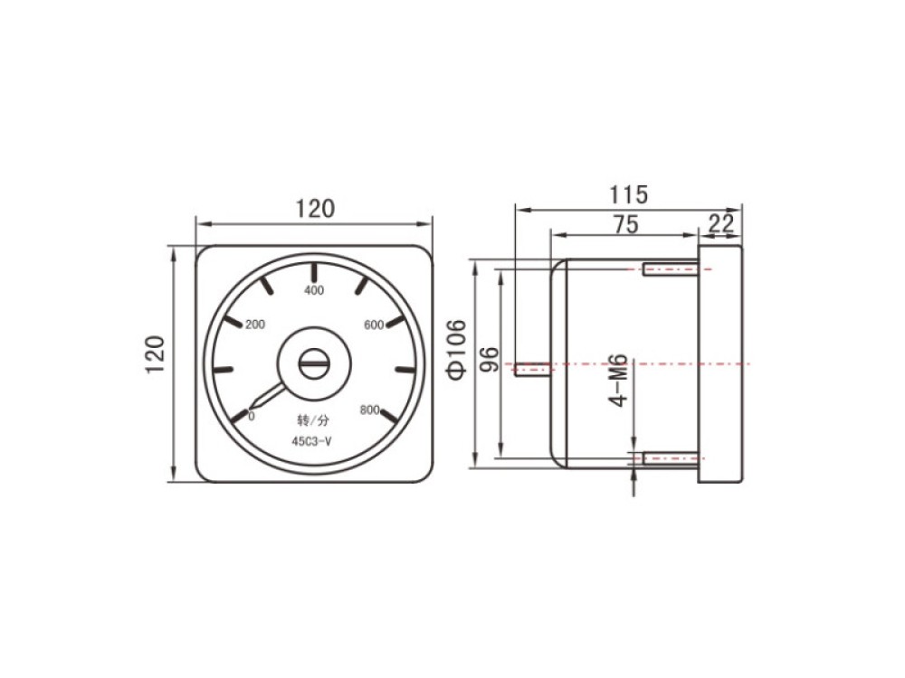 45C3-V2 Stern Shaft Tachometer - Image 1