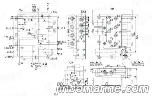 4D180 Series Electro-Hydraulic Control Operated Valve