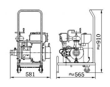 65CWY-30 Marine Diesel Engine-driven Emergency Fire Pump