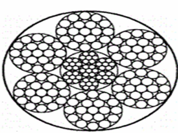 6x19+IWR Steel Wire Rope Category B