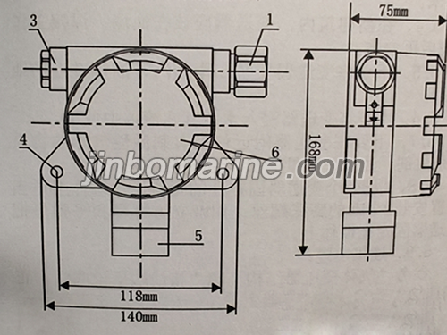 FKT-JCY-02-D oxygen gas detector