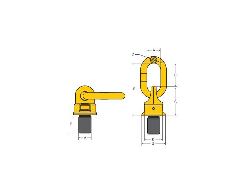8-271 YOKE Swivel Point