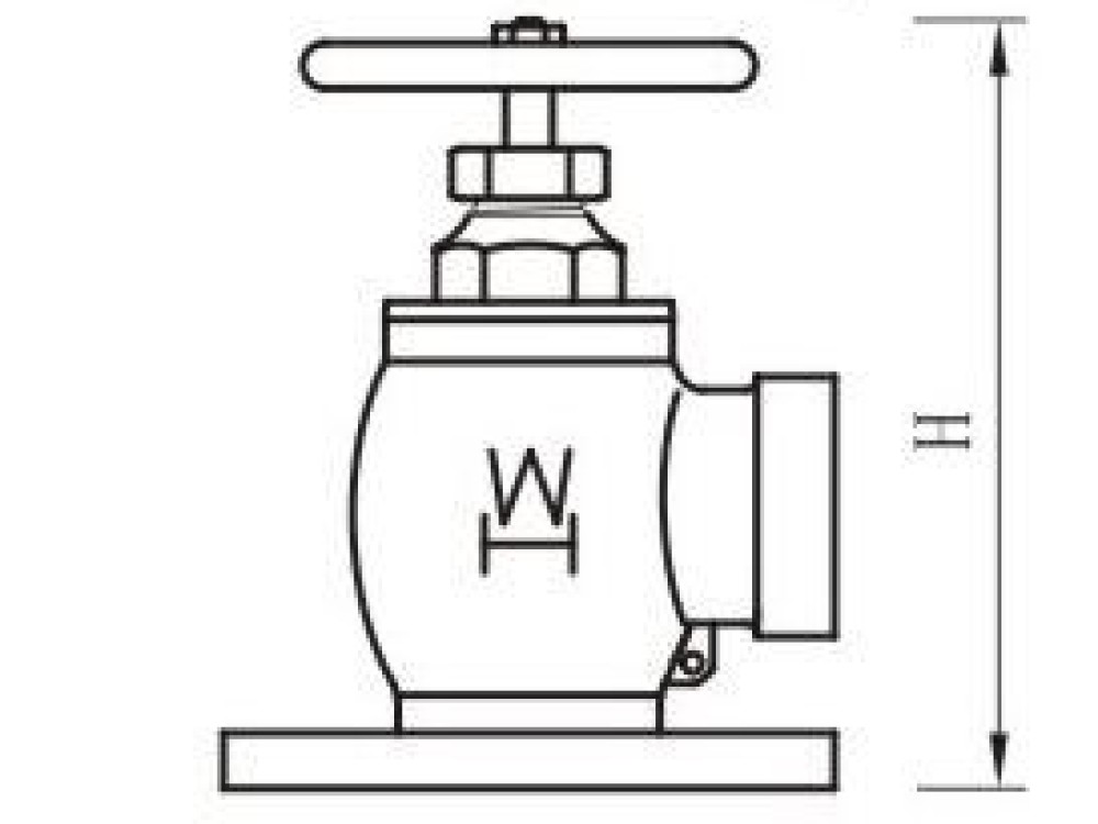 90 Degree Flanged Fire Hydrant - Image 1
