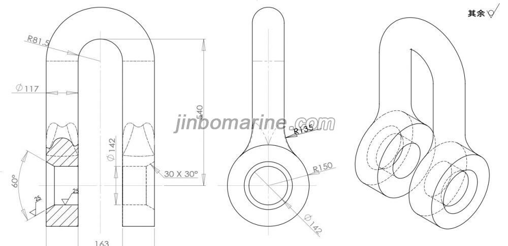 a26 Anchor Shackle for 10000KGS Anchor
