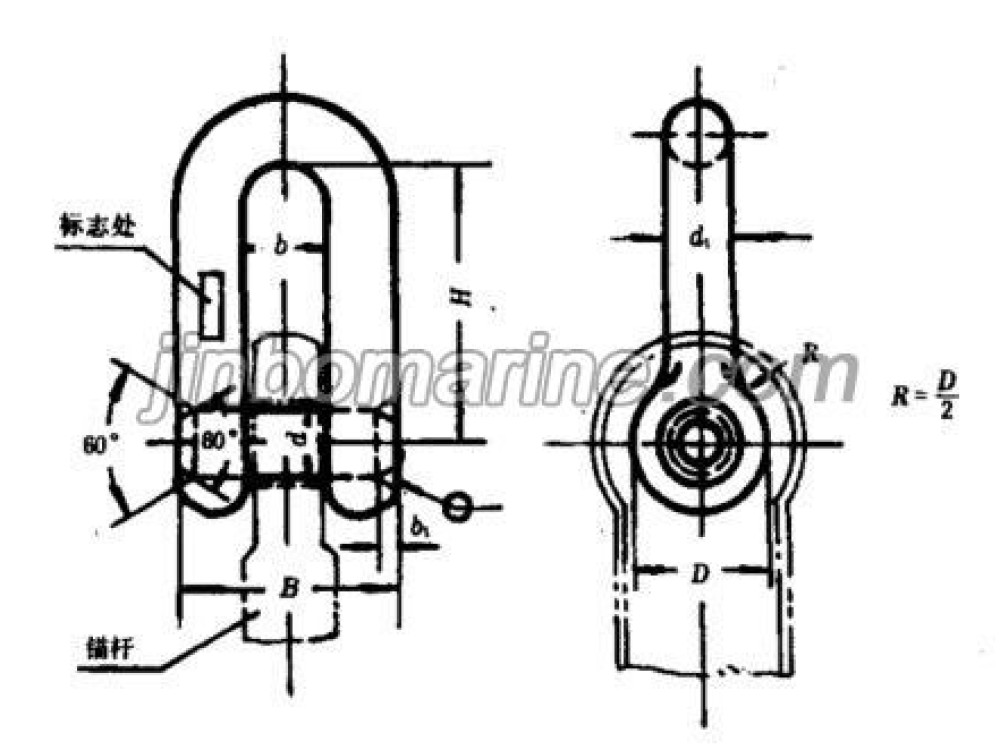 a7 Anchor Shackle for 180KGS Anchor - Image 1