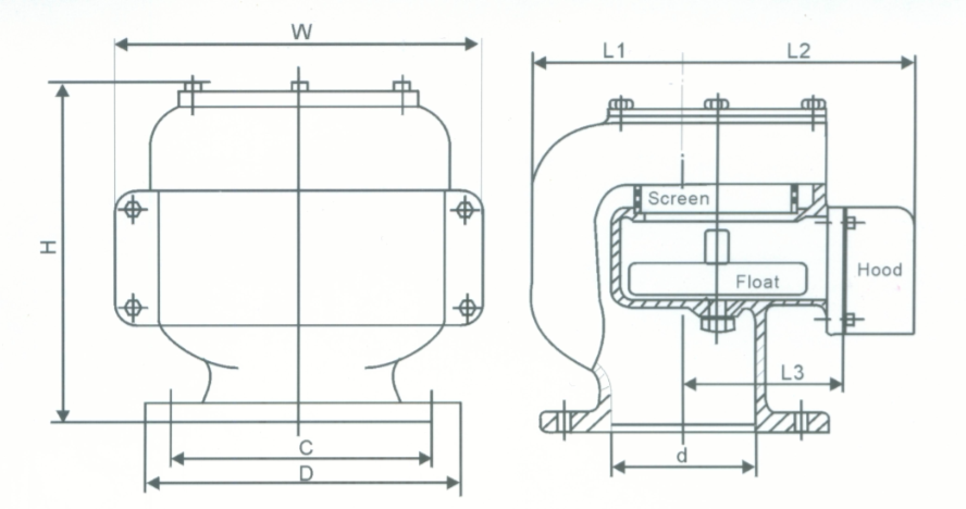 Marine Cast Iron 53ON Air Vent Head