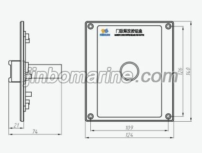 AN-3MQ Door Suction Release Button