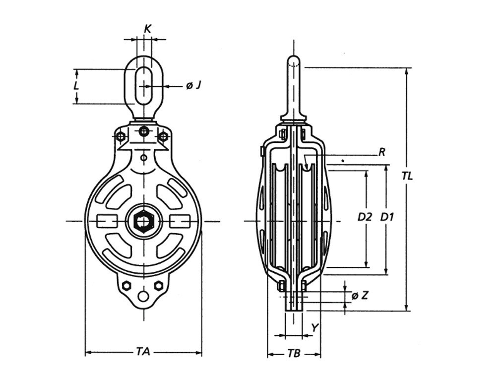 American Pattern Cargo Blocks B