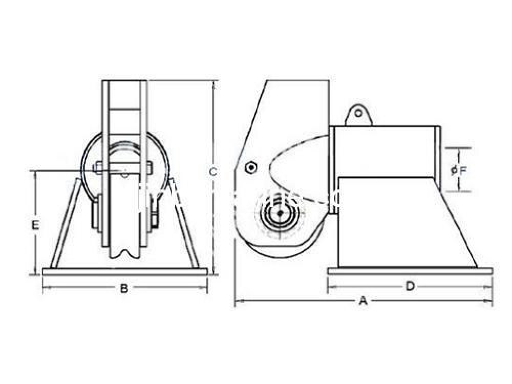 360 Degree Swivel Fairlead - Image 3
