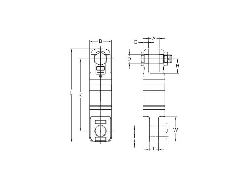 BLT089 Angular Contat Bearing Swivels-OU Style