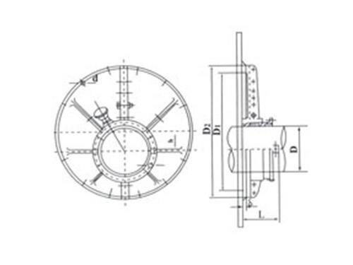 Marine Intermediate Shaft Bulkhead Stuffing Box type B