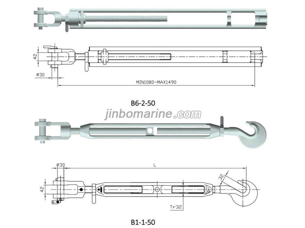 B6-2-50 Turnbuckle - Image 1