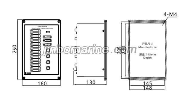 BJ-16Q Monitoring Alarm Controller