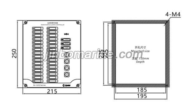 BJ-32Q Monitoring Alarm Controller