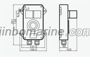 BJ-4J/4Z Audible And Visual Alarm Unit