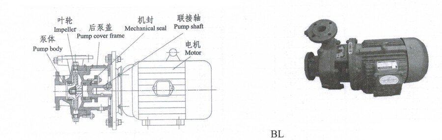 BL Series Marine Horizontal Direct-coupled Centrifugal Pump