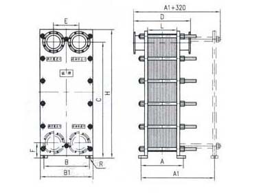 BR0.50 Series Plate Heat Exhanger