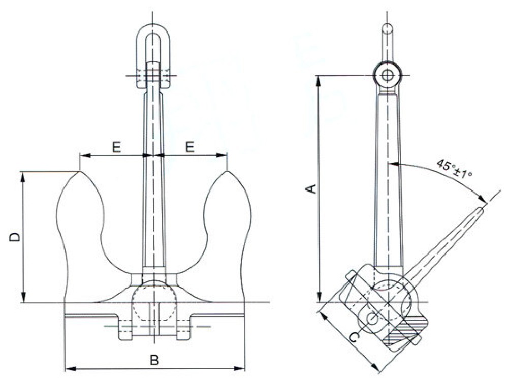 Baldt Stockless Anchor - Image 1