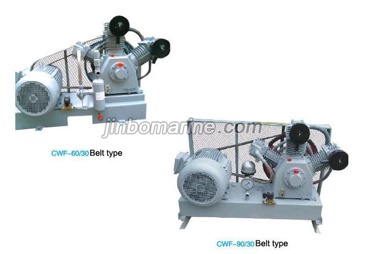 Belt Type Second Stage Compression Marine Air Compressor