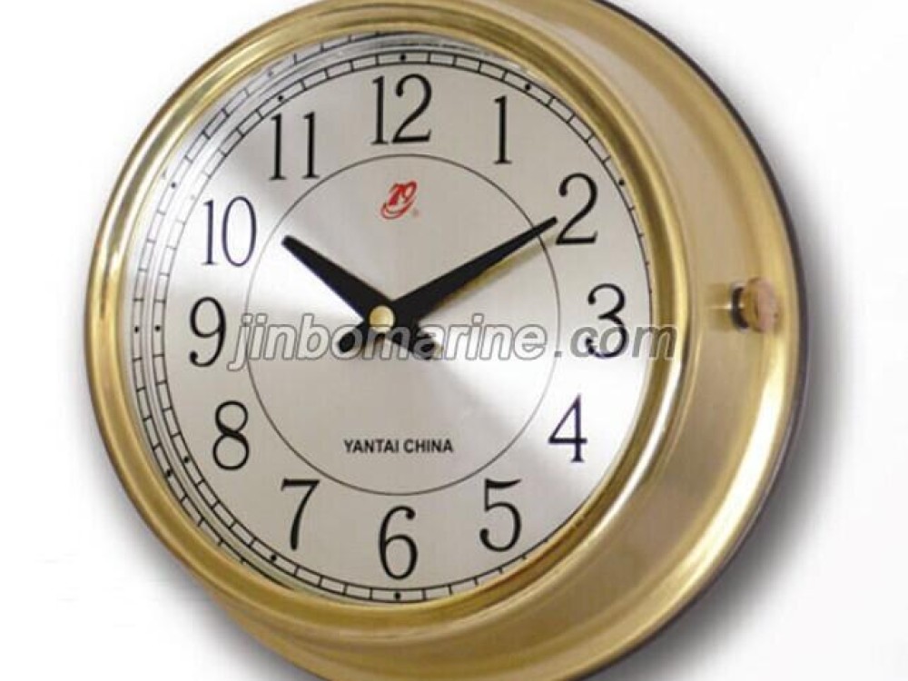 Marine Brass Wall Slave Clock