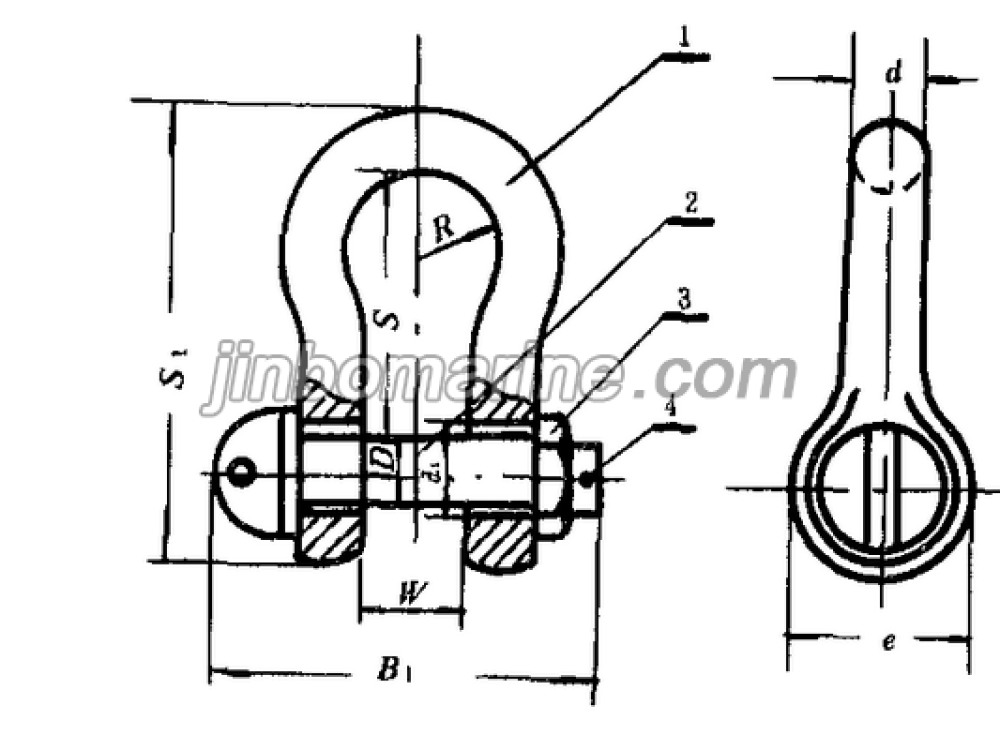C Type Alloy Shackle CB3061 - Image 1