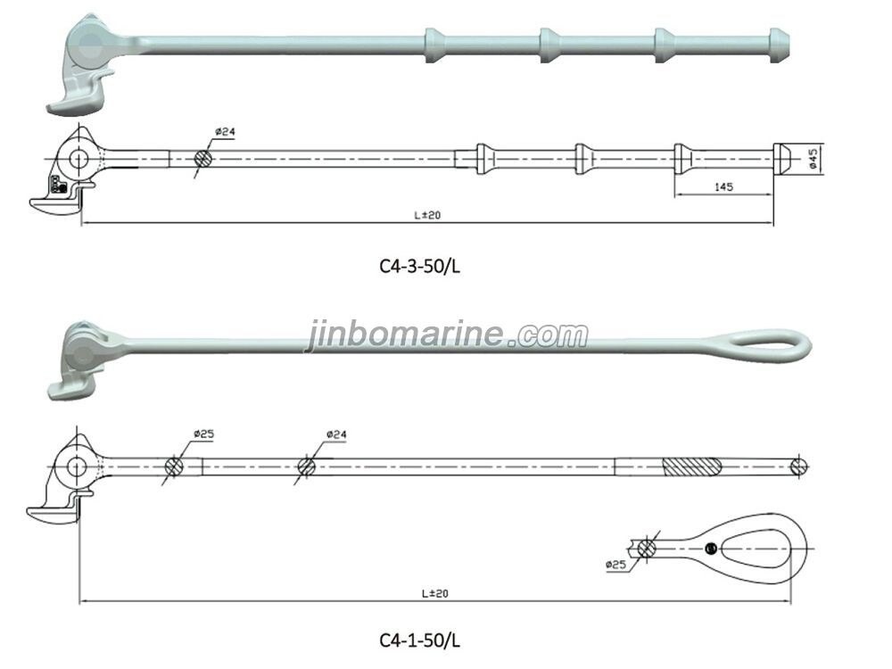 C4-3-50T-L External Lashing Rod - Image 2