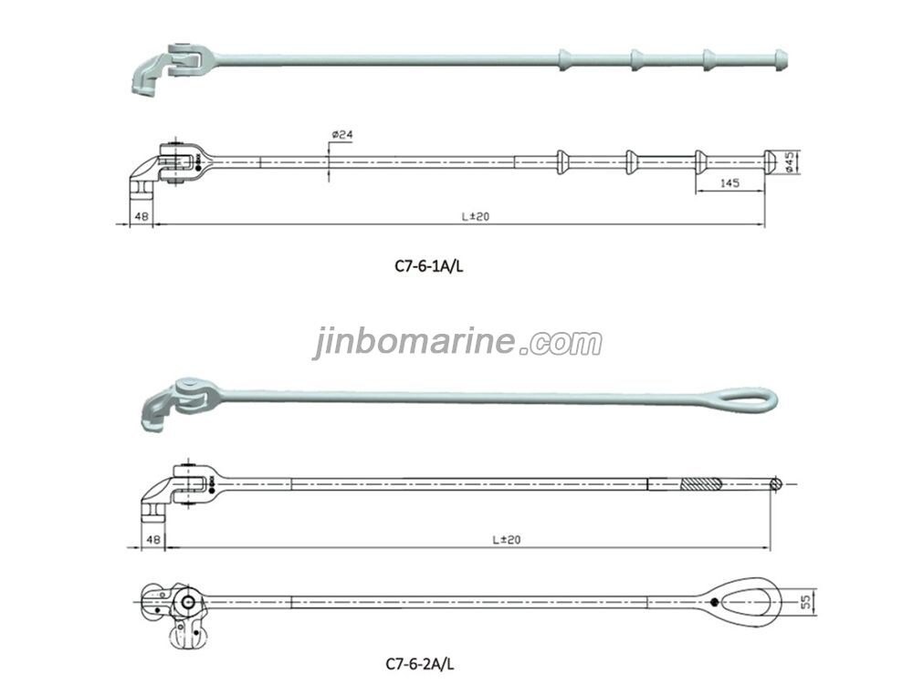 C7-6-1A-L Vertical Lashing Rod - Image 1