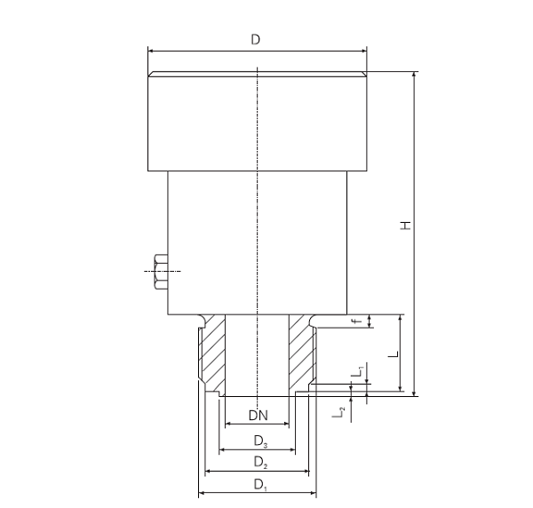 Marine Bronze Male Thread Air Signal Safety Valve CB3022-94