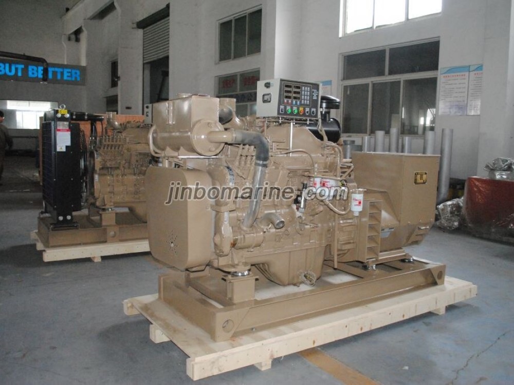CCFJ120J-W 120KW Cummins Marine Generator Set with HEAT EXCHANGER - Image 1